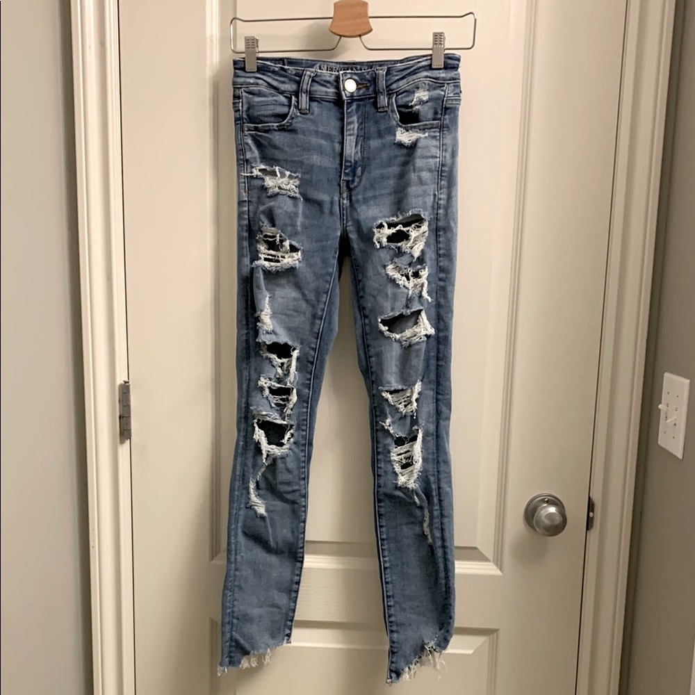 American Eagle Outfitters Hi - Rise Jegging Ne(x)t Level Stretch Size 4